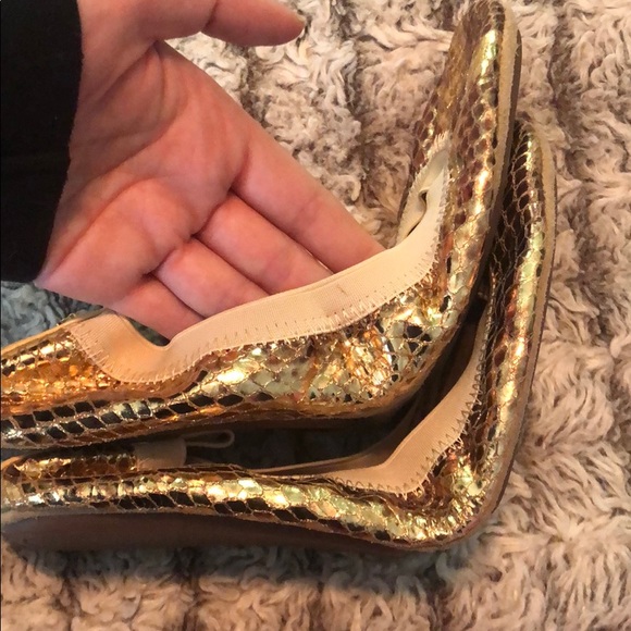 Yosi Samra gold ballet flats - Picture 3 of 6